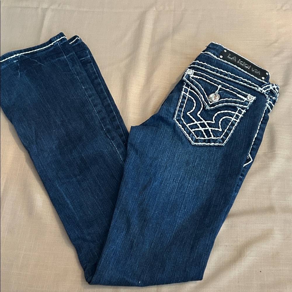 EUC L.A. idol Women's Dark Blue Boot Cut Jeans